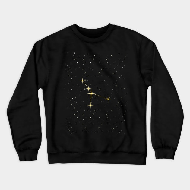 Cancer Star Constellation Crewneck Sweatshirt by winvaleriearts